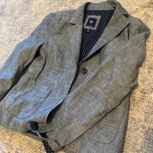 Gap Blue Chambray Blazer